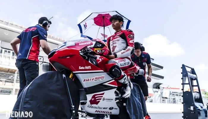 Setelah Absen, Pembalap Indonesia Binaan Honda Arbi Aditama Siap Taklukkan Moto3 di Spanyol