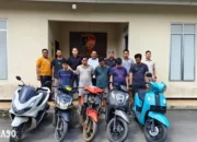 Operasi Polda Berhasil! Lima Sindikat Pencurian Motor di Natar Dibekuk