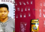 Polisi Tangkap Bandar di Banjar Agung dengan 31 Paket Sabu
