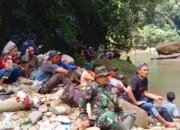 Kecelakaan Tragis: Pria Terpeleset Saat Mancing di Sungai Semuong Suoh Lampung Barat, Nasibnya Tenggelam dan Hilang