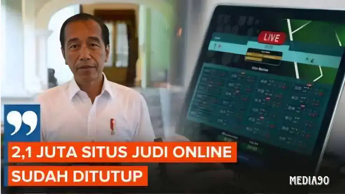 Jokowi Sebut 2,1 Juta Situs Judi Online Sudah Ditutup