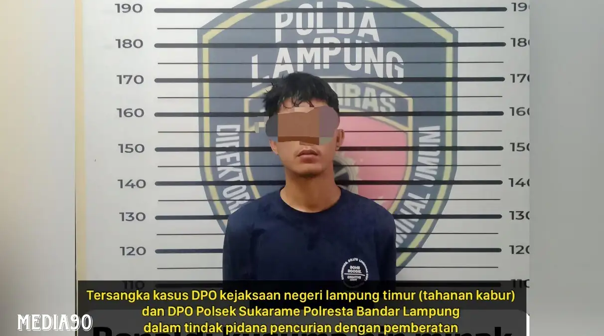 Kabur dari Lapas, Polda Lampung Tangkap Buronan Kejari Lampung Timur Kasus Sajam dan Maling Motor