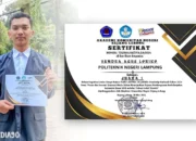 Mahasiswa Polinela Hendra Agus Loriko Juara Lomba Karya Desain Poster AKTIVA 2.0