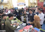 Maket PLTB Ciptaan Mahasiswa Teknik Elektro Universitas Teknokrat Indonesia Menerangi Kota