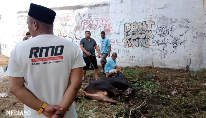 Partai Gerindra Lampung Gelar Aksi Bagi Berkah: Daging Kurban untuk Warga!