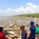 Peringati Hari Laut Sedunia, Polairud dan Petambak Bersihkan Sampah di Pantai LA Bumi Dipasena Agung