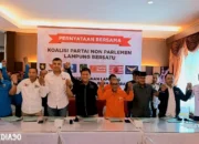 Punya 150 Ribu Suara, Tujuh Partai Non Parlemen Bentuk Koalisi Lampung Bersatu Ikut Usung Kepala Daerah