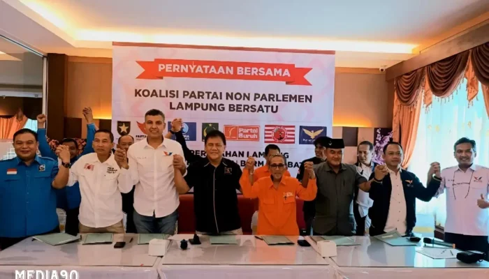 Tujuh Partai Non Parlemen Bentuk Koalisi Lampung Bersatu untuk Pilkada dengan 150 Ribu Suara