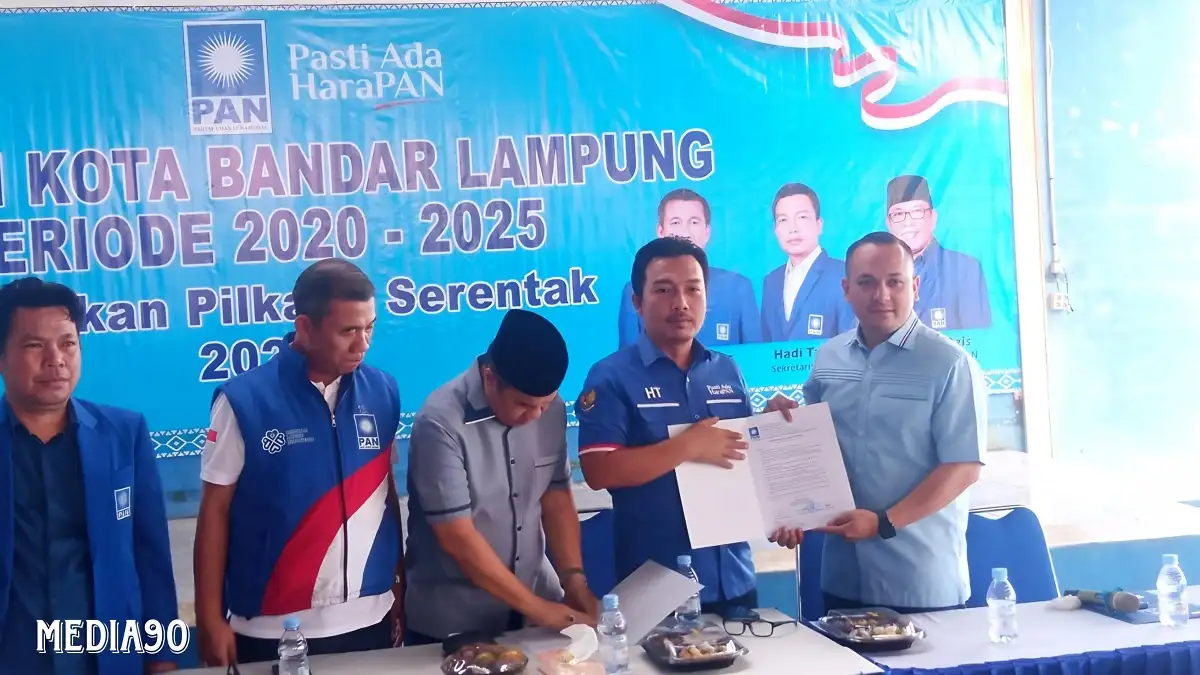 Susul Eva Dwiana, PAN Beri Surat Tugas ke Rezki Wirmandi Jadi Calon Wakil Wali Kota Bandar Lampung di Pilkada 2024