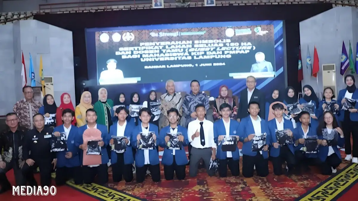 Unila Resmi Terima Dokumen Lahan Hibah 150 Hektar di Kotabaru dari Pemprov Lampung