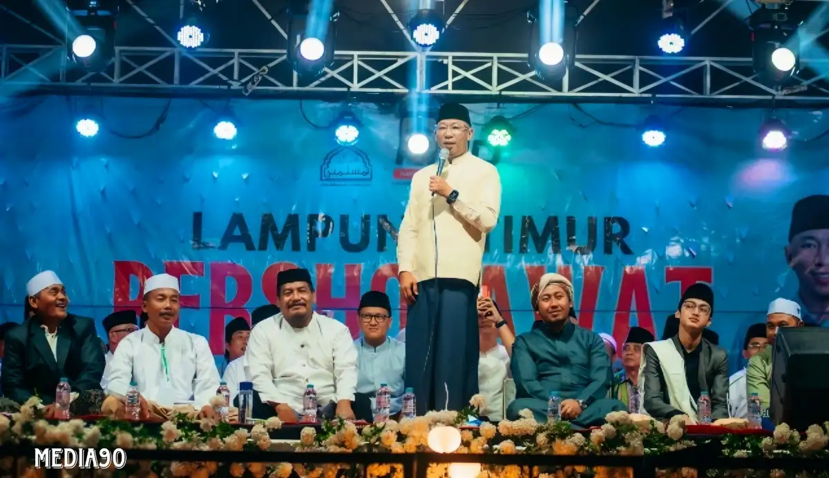 Bersama Ribuan Jamaah, Rahmat Mirzani Djausal Gelar Sholawat di Lampung Tengah, Lampung Timur, Lampung Selatan