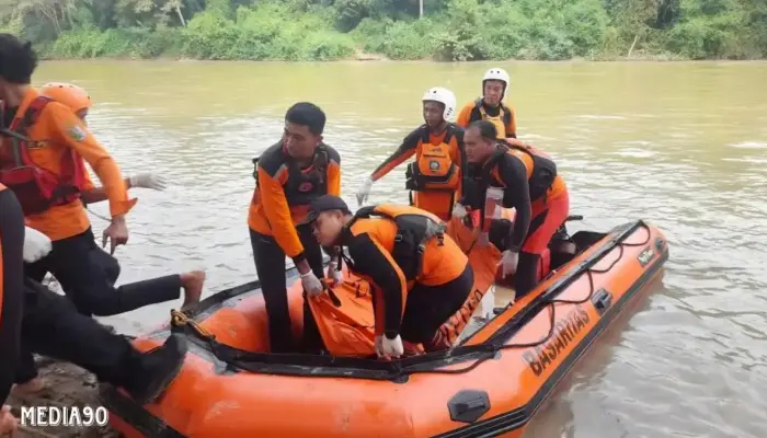 Tenggelam Saat Mencari Ikan di Sungai Way Sekampung, Warga Peniangan Lampung Timur Ditemukan Tidak Bernyawa