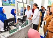 Presiden Joko Widodo Memeriksa Pelayanan RSUD Batin Mangunang Kota Agung di Tanggamus