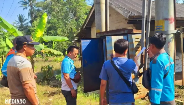 Kabel Listrik 64 Meter Dicuri, Penyebab Ketidakstabilan Listrik PLN di Melinting Lampung Timur