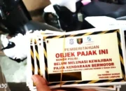 Nunggak Pajak, Siap-siap Kendaraan Anda Ditempeli Stiker oleh Bapenda Lampung