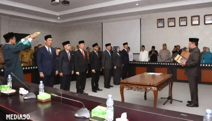 Tujuh Pejabat Tinggi Pratama Dilantik oleh PJ Bupati Tulangbawang Barat, Berikut Nama-Namanya