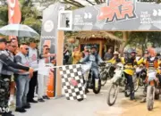 Pembalap Motor Berbagai Daerah Ikuti Bhayangkara Lamsel Adventure Reborn di Pantai Muara Indah Sidomulyo