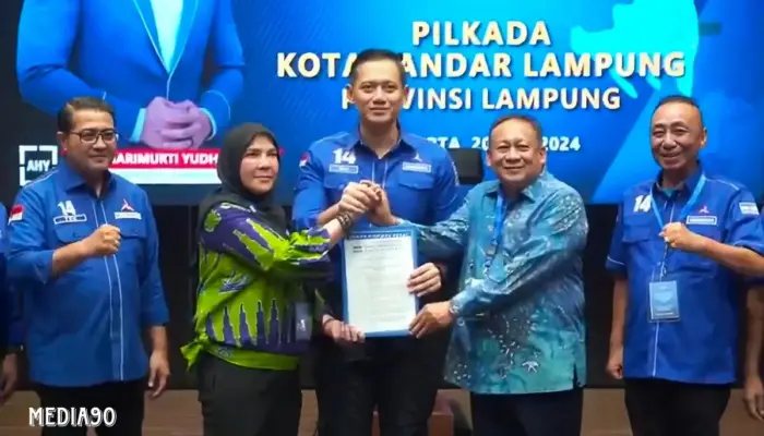 Pilkada 2024: Demokrat Berikan Dukungan Resmi untuk Eva-Deddy di Bandar Lampung dan Adi Erlansyah-Hisbullah di Pringsewu