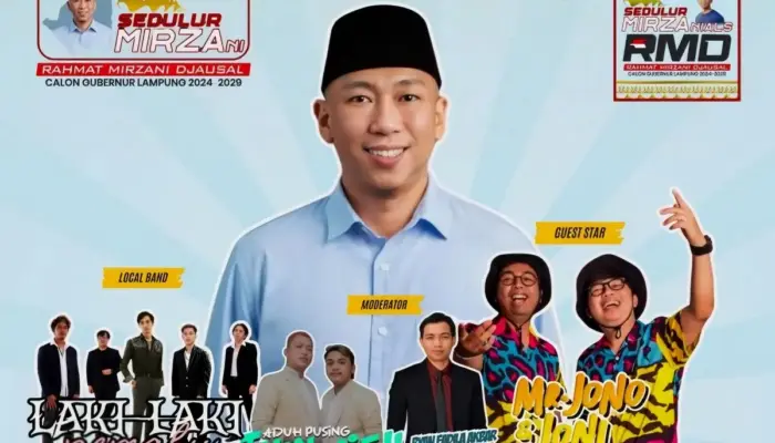 Relawan Milenial Mendukung Rahmat Mirzani Djausal untuk Gubernur Lampung: Gerakan Inspiratif Mirzanial