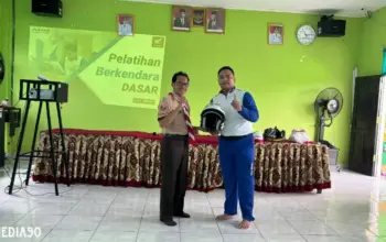TDM Lampung Edukasikan Keselamatan Berkendara ke Pelajar SMAN 1 Way Jepara