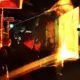 Kebakaran Hebat Hanguskan Lima Kios di Pasar Gadingrejo Pringsewu, Kerugian Capai Rp300 Juta