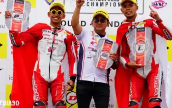 Tiga Pembalap Indonesia Binaan Honda Juarai Balapan Asia Road Racing Championship di Mandalika