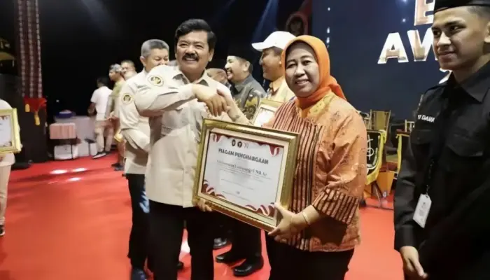 Penghargaan Anugerah Kampus Kebangsaan BNPT RI Diberikan kepada Unila