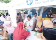 Bupati Agus Istiqlal Resmikan Hari Kedua Gerakan Pangan Murah 2024 di Pesisir Barat