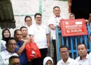 Bupati Lampung Selatan Serahkan Bantuan Bedah Rumah CSR Bank Lampung untuk Warga Rangai Katibung