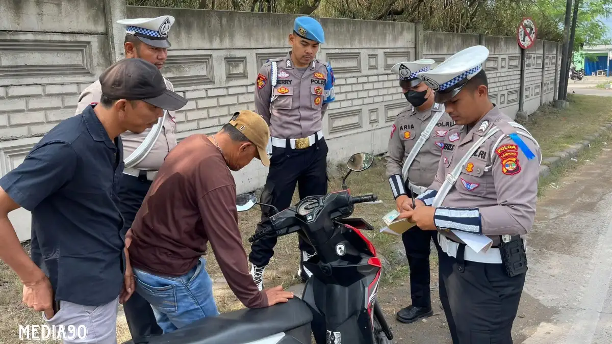 Hasil Operasi Patuh 2024, Polda Lampung Tegur dan Tilang 22 Ribu Pengendara Tak Patuh, Angka Kecelakaan Turun