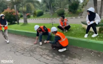 Polinela Terapkan Teknologi Terkini dalam Analisis Kerusakan Jalan Kampus