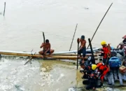 Perbaiki Peralatan di Dasar Sungai, Penambang Pasir di Way Seputih Lampung Tengah Tenggelam dan Hilang