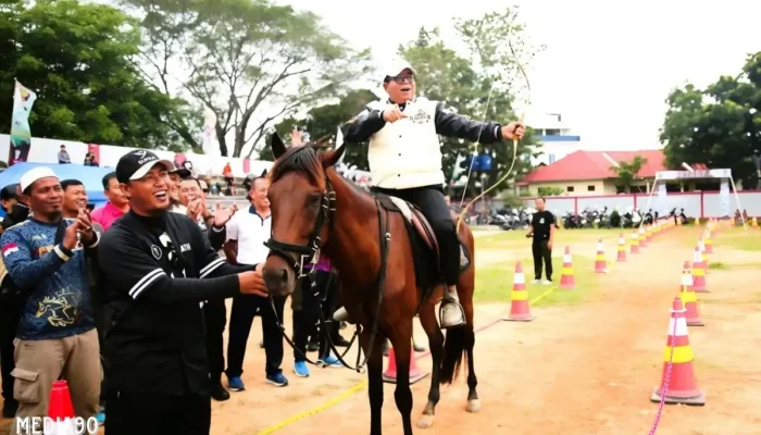 Pj. Gubernur Lampung Samsudin Resmikan Kejurnas Panahan Berkuda Piala Gubernur 2024, Ini Daftar Pemenangnya