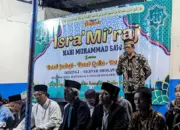 Warga Bumi Dipasena Agung Tulang Bawang Antusias Hadiri Gebyar Salawat dan Tausiyah Peringati Isra Miraj