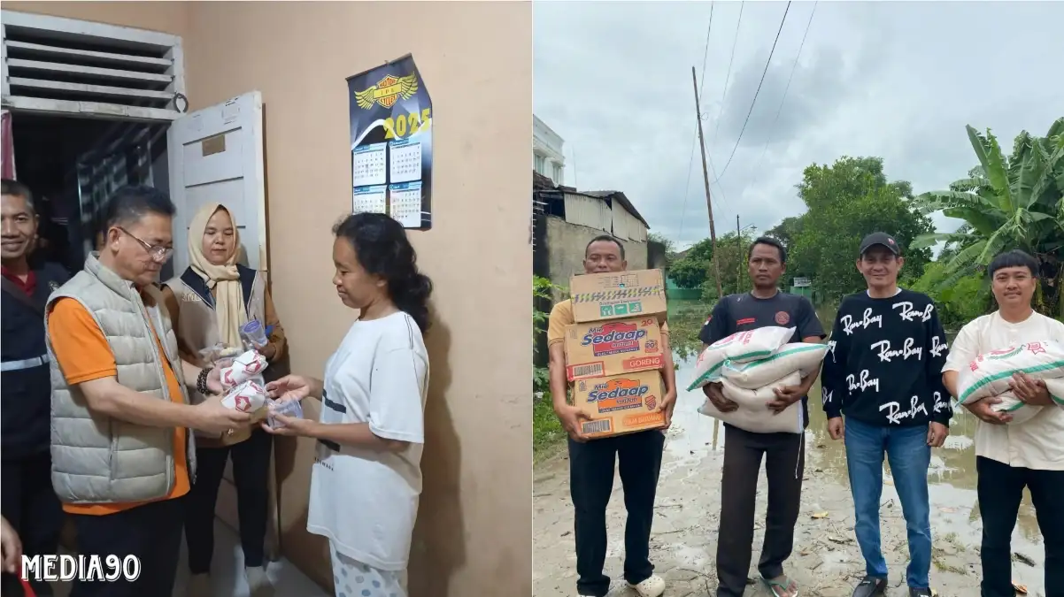 Banjir Landa Ibukota Lampung, DPRD Fraksi Gerindra Turun Langsung ke Lokasi