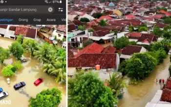 Banjir di Bandar Lampung, Lampung Selatan, dan Pesawaran Rendam 2.181 Rumah, Tiga Warga Meninggal