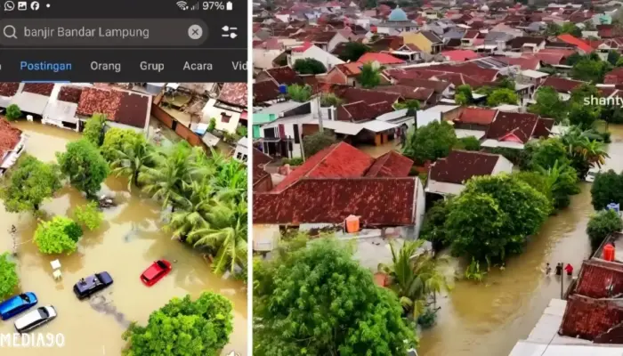 2.181 Rumah Terendam Banjir di Bandar Lampung, Lampung Selatan, dan Pesawaran: Tiga Warga Tewas