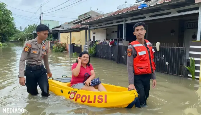 Pengamanan Diperketat, Polda Lampung Gelar Patroli di Rumah Korban Banjir Bandar Lampung