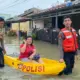 Pengamanan Diperketat, Polda Lampung Gelar Patroli di Rumah Korban Banjir Bandar Lampung