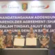 Bank Lampung dan Bank Jatim Sepakati Addendum Perjanjian Pemegang Saham