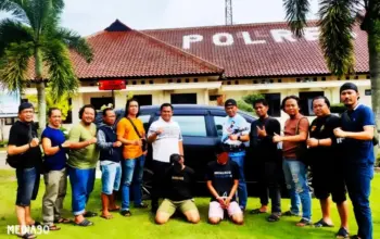 Curi Suzuki Ertiga di Kotabumi Selatan, Pelaku dan Penadah Ditangkap saat Ganti Cat Mobil di Natar