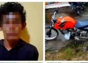 Ditangkap Warga Usai Curi Motor di Marga Kencana, Pria Asal Tirta Kencana ini Diserahkan ke Polres Tulang Bawang Barat