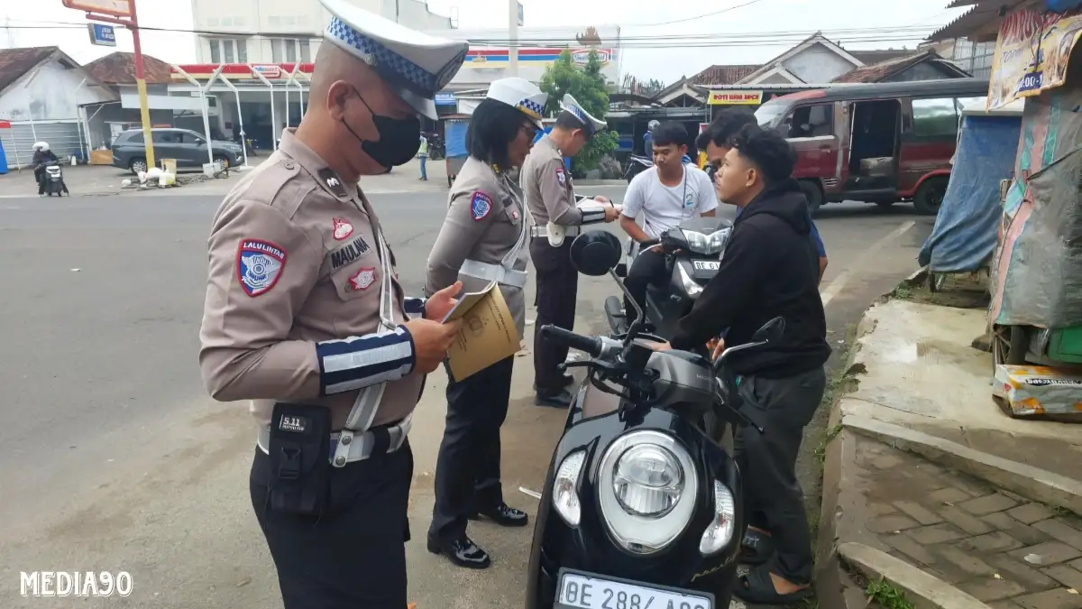 Dua Pekan Operasi Keselamatan, Polda Lampung Tindak Tegas 33 Ribu Pelanggar Lalu Lintas, 586 Pengendara Ditilang