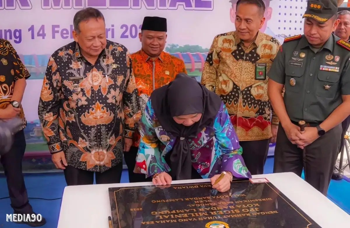 Jembatan Penyebrangan Orang Siger Milenial Diresmikan, Harapan Pariwisata Baru di Bandar Lampung