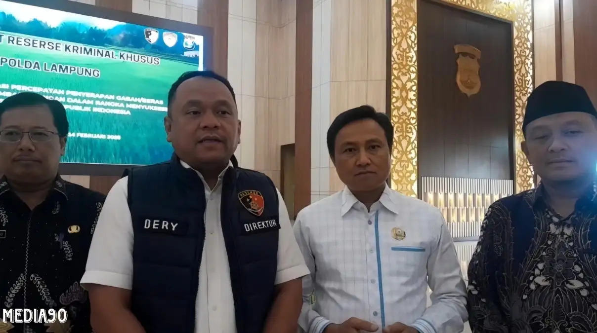 Polda Lampung Warning Tegas ke Para Pelanggar Hukum Atas Penyerapan Gabah Petani, Sanksi Pidana Siap Menanti