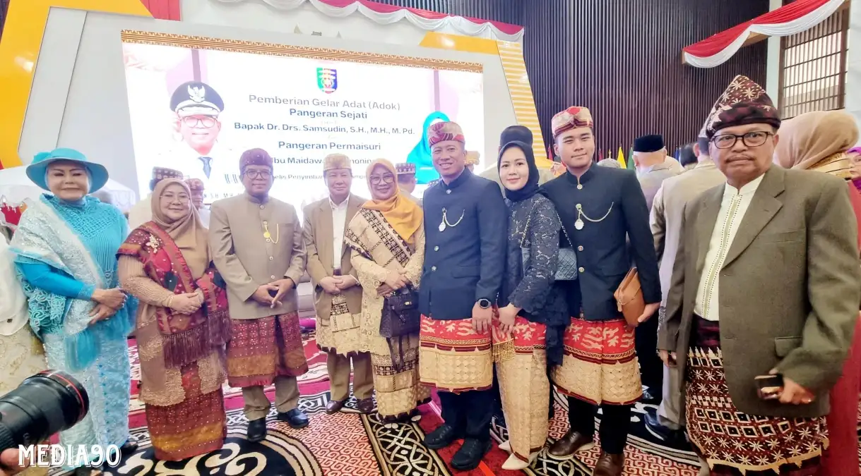 Rektor Universitas Teknokrat Indonesia Dr. Nasrullah Yusuf Hadiri Pemberian Adok Pj Gubernur Lampung Samsudin