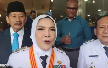 Resmi Dilantik Periode Kedua Jadi Wali Kota, Eva - Deddy Bertekad Bangun Bandar Lampung Lebih Maju