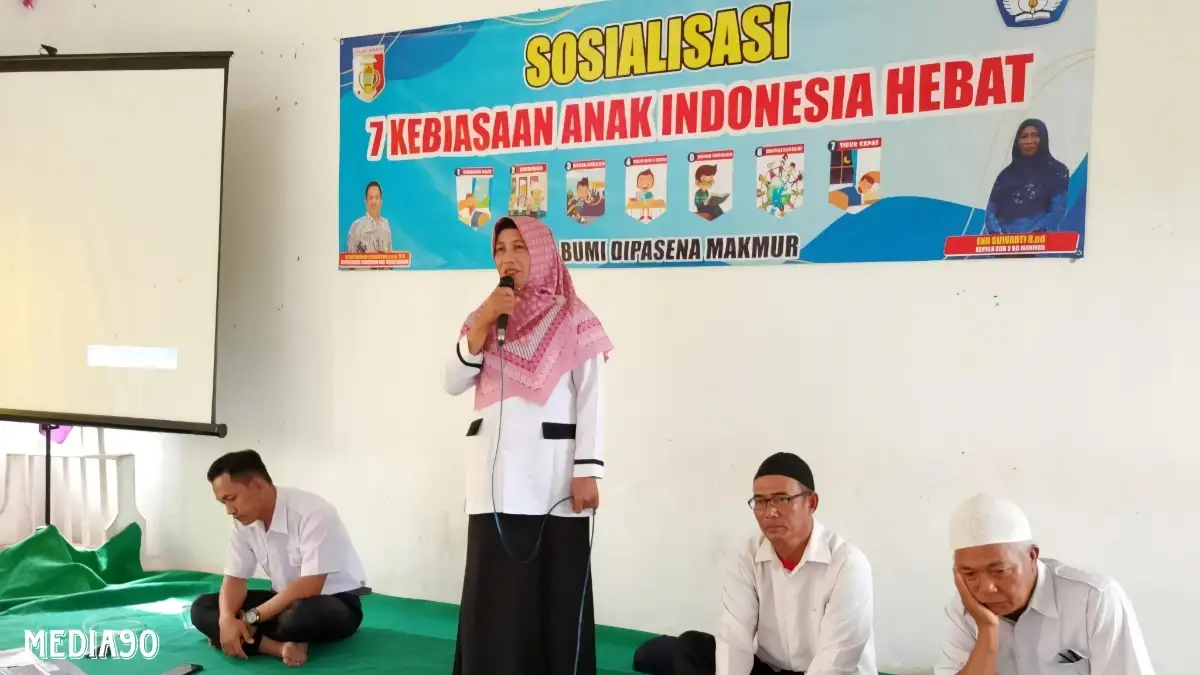 SDN 2 Bumi Dipasena Makmur Tulang Bawang Sosialisasikan Tujuh Kebiasaan Anak Indonesia Hebat ke Wali Murid