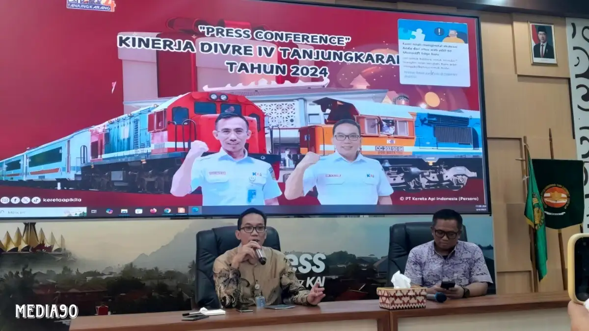 Sepanjang Tahun 2024, KAI Tanjungkarang Angkut 28 Juta Ton Barang dan Sejuta Penumpang Tujuan Lampung – Palembang