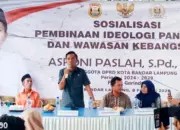 Sosialisasi Ideologi Pancasila dan Wawasan Kebangsaan, Asroni Paslah Tekankan Pentingnya Nilai Kebangsaan